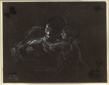 1457pinakes | Μητέρα και παιδί (Άρτεμη και Μαργαρίτα) | σχέδιο - 1883 - 12Χ15 
 |  Νικόλαος Γύζης
