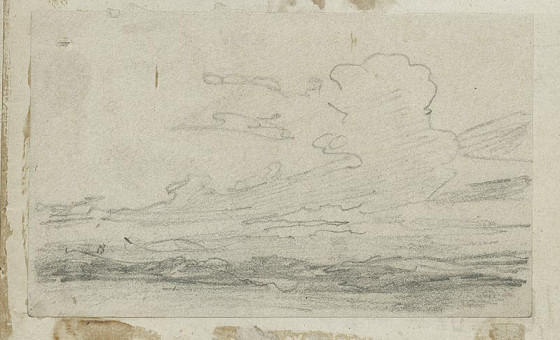 1647pinakes | Σύννεφα | σχέδιο - 1872-74 - 8Χ10.5 Από το άλμπουμ "Σημειώσεις από το 1877 και |  Νικόλαος Γύζης