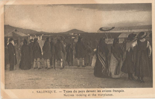 2088kart | Τύποι της Μακεδονίας στο στρατιωτικό αεροδρόμιο | Α΄ Παγκόσμιος Πόλεμος | T081/014
 |  Edit. Montrouge