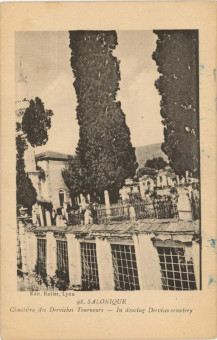 2209kart | Νεκροταφείο των Δερβίσηδων | Νεκροταφεία Τούρκικα | T086/022
 |  Edit. Rollet