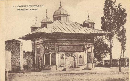 3067kart | Το συντριβάνι του Σουλτάνου Αχμέτ. | Κωνσταντινούπολη | T121/015
 |  Edit. M.A.Conspie