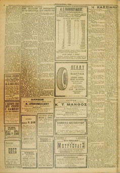 421e | ΜΑΚΕΔΟΝΙΚΑ ΝΕΑ - 21.03.1928 - Σελίδα 4 | ΜΑΚΕΔΟΝΙΚΑ ΝΕΑ | Ελληνική Εφημερίδα που εκδίδονταν στη Θεσσαλονίκη από το 1924 μέχρι το 1934 - Εξασέλιδη (0,42 χ 0,60 εκ.) - 
 | 1