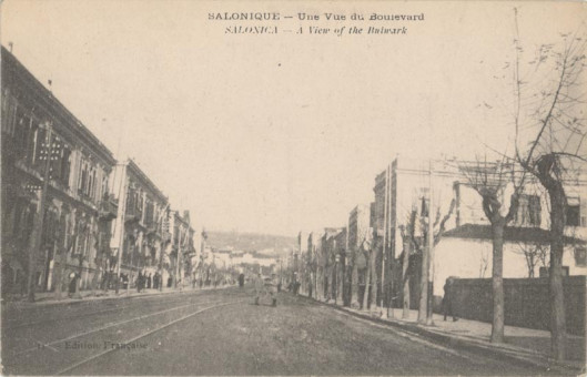 988kart | Άποψη της Λεωφόρου Βασιλέως Κωνσταντίνου | Δρόμοι της Θεσσαλονίκης | T035/019
 |  Edit. Francaise