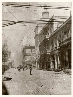 B34 | Εικόνα της πόλης κατά τη διάρκεια της πυρκαγιάς | Η πυρκαγιά |  συλ.R. Viollet - 22 Χ 10 - 1917 |  -