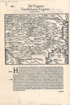 Χάρτες  |  | Χάρτες |  Βασιλεία, 1551, 18,5 Χ 15 εκ. Αριθμός Καταλόγου Ζαχαράκη 1587 |  Seb. Münster