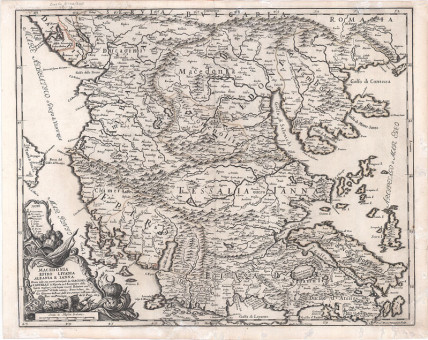 Χάρτες  |  | Χάρτες |  Ρώμη, 1690, 55,5 Χ 44 εκ. Α.Κ.Ζ. 543 |  Giacomo Cantelli da Vignola