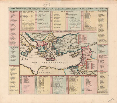    |   | Χάρτες |  Amsterdam, 1721, Χαλκογραφία, 44 Χ 38 εκ., Α.Κ.Ζ. 602 |  Henri Abraham Chatelain
