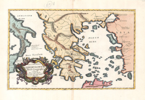    |   | Χάρτες |  Paris, 1699, Χαλκογραφία, 56 Χ 36 εκ., ed. Seminario Vescovile, Α.Κ.Ζ. 2317 |  Pierre du Val