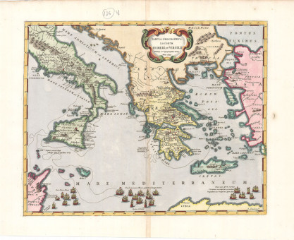    |   | Χάρτες |  Paris,1694, Χαλκογραφία, 48 Χ 37 εκ., ed. Seminario Vescovile, Α.Κ.Ζ. 2108 |  Nicolas Sanson