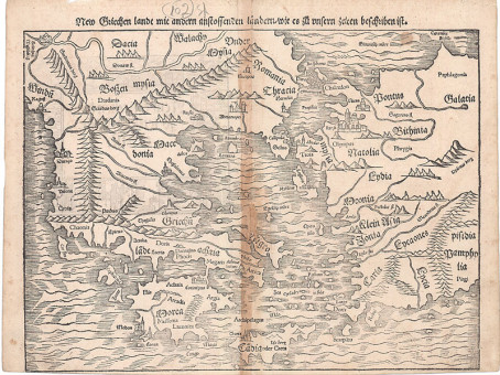    |   | Χάρτες |  Basle, 1544 - 1628, Ξυλογραφία, 37 Χ 32 εκ., Α.Κ.Ζ. 1579 |  Sebastian Munster