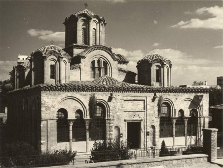 E-19 | Εκκλησία των δώδεκα Αποστόλων  | Φωτογραφίες παλιάς Θεσσαλονίκης (κυρίως εκκλησιών) |  14ος αιώνας - 24 Χ 18 εκ. |  Σωκράτης Ιορδανίδης