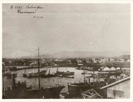 H24 | Πανόραμα της πόλης από το λιμάνι | Το λιμάνι |  Συλ. Rog. Viollet - 23 Χ 18 εκ. - 6.12.1916 |  -