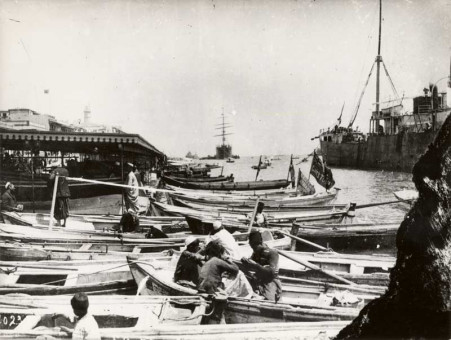 H37 | Το λιμάνι της Θεσσαλονίκης στον πόλεμο του 1911 | Το λιμάνι |  Συλ. Rog. Viollet - 23 Χ 18 εκ. -  |  -