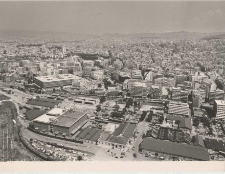 O-02 | Λιμάνι | Αεροφωτογράφηση Σύγχρονης Θεσσαλονίκης |  1984 - 40 Χ 30 εκ. |  Γιώργος Τσαουσάκης