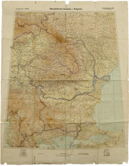 Χάρτης των Βαλκανίων   | Χάρτης των Βαλκανίων  | Χάρτες |  1941, τραπέζιος, 117 Χ 83 με 99 εκ., Κλίμακα 1: 1.000.000, Χωρίς Αριθμό Καταλόγου Ζαχαράκη |  Βέρμαχτ